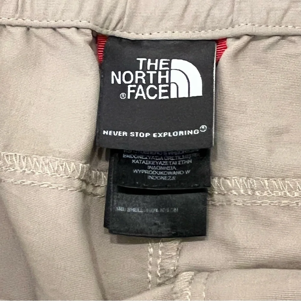 The North Face Paramount Mens‎ XL Convertible Hiking Khaki Belted Zip Off Pants